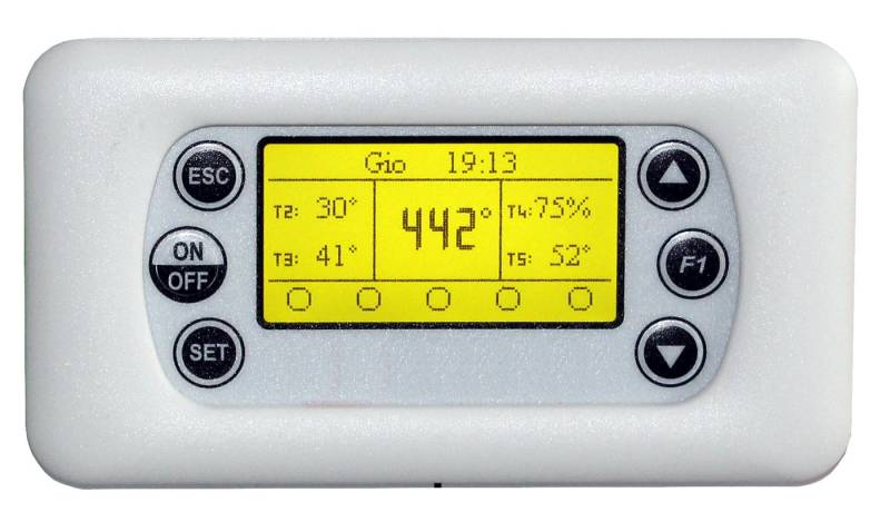 ganz24 Thermodetektor Environ Universal Temperatursteuerung mit 5 Eingängen und 5 Relais, Vielseitig einstellbar von ganz24