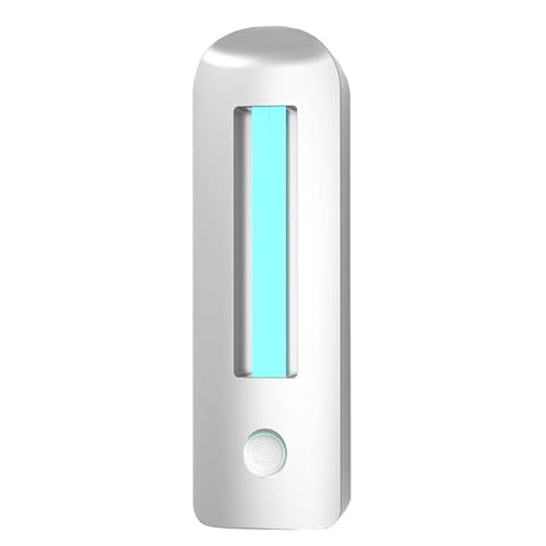UVC-Desinfektionslampe, Toilettendesinfektionslampe, Toilettendesinfektionslampe, tragbare LED-Lampe, wiederaufladbar über USB, keimtötende Mini-Lampe (Farbe: Weiß) von gaoyun-0112