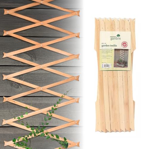 Garden Mile Rankgitter aus Holz, robust, erweiterbar, für Kletterpflanzen, Kletterpflanzen, ideal für Zaun, Wand, Schuppen, Pflanzenkletterrahmen, 1,8 m x 0,3 m Garden Mile Rankgitter aus Holz, robust, erweiterbar, für Kletterpflanzen, Kletterpflanzen, ideal für Zaun, Wand, Schuppen, Pflanzenkletterrahmen, 1,8 m x 0,3 m von garden mile