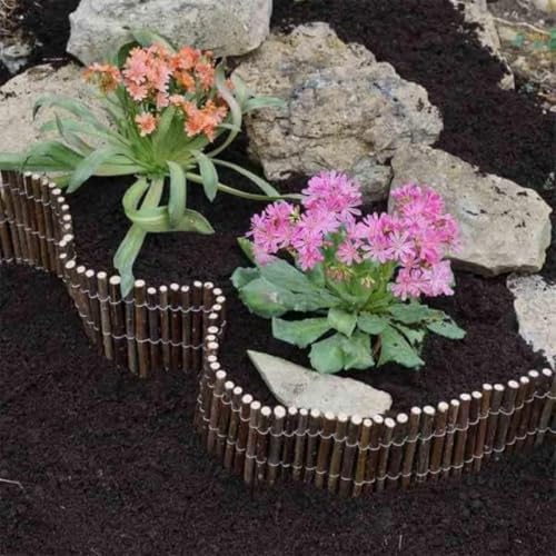 Garden Mile Weideneinfassung, Gartenkanten Abgrenzungen Rolleinfassung, ideal für Beete, Beeteinfassungen und Einfahrten Diese Naturweide ist ideal für Einfassungen mit geraden Verläufen und Ecken. von garden mile