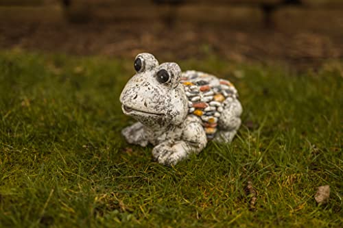 Garden Mile Neuheit – Gartenornamente für den Außenbereich, Tier-Steineffekt, Statue mit Gras, freistehende Tierfigur, Gartenstatue und Skulptur für Outdoor, Indoor, Garten, Terrasse, Rasen, Dekor von garden mile