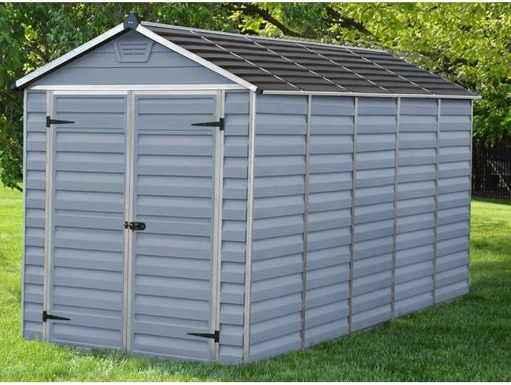Gartenhäuschen SkyLight 6x12 Palram - Canopia Grau von gardenway