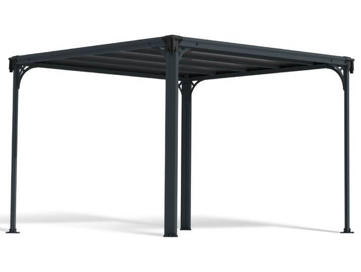 Gartenpavillon aus Aluminium Milano Palram - Canopia 3 x 3 m Heat Block anthrazit Gartenpavillon aus Aluminium Milano Palram - Canopia 3 x 3 m Heat Block anthrazit von gardenway