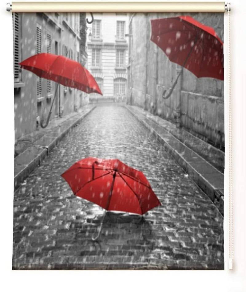 Rollo Rollo Rain - Toller Herbstrollo - zum klemmen oder schrauben, gardinen-for-life von gardinen-for-life