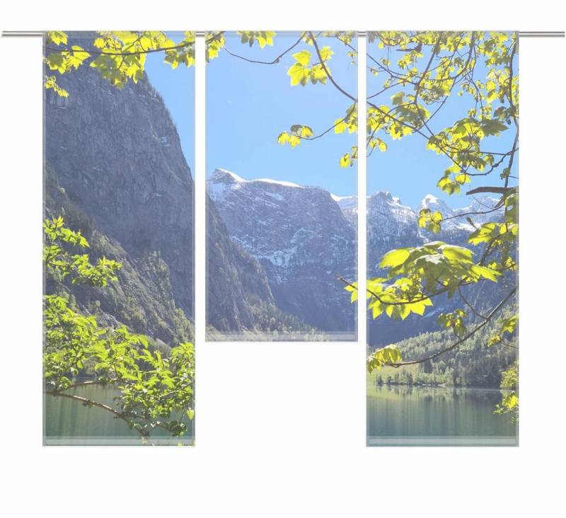 gardinen-for-life Scheibengardine Bayernjuwel 2 Scheibengardine 3-tlg. Set, 80/60x30cm (hxb) - B-line von gardinen-for-life