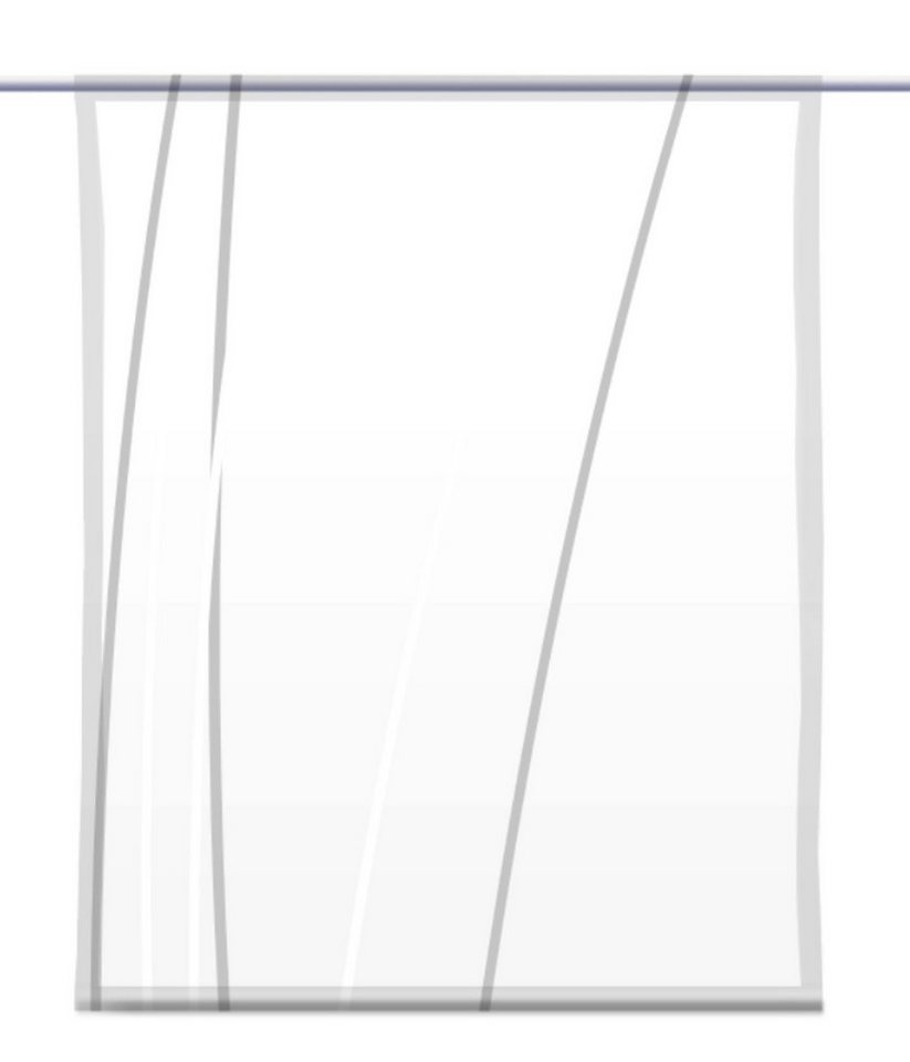 gardinen-for-life Scheibengardine Linea hellgrau up dark Scheibenhänger eckig - B-line von gardinen-for-life