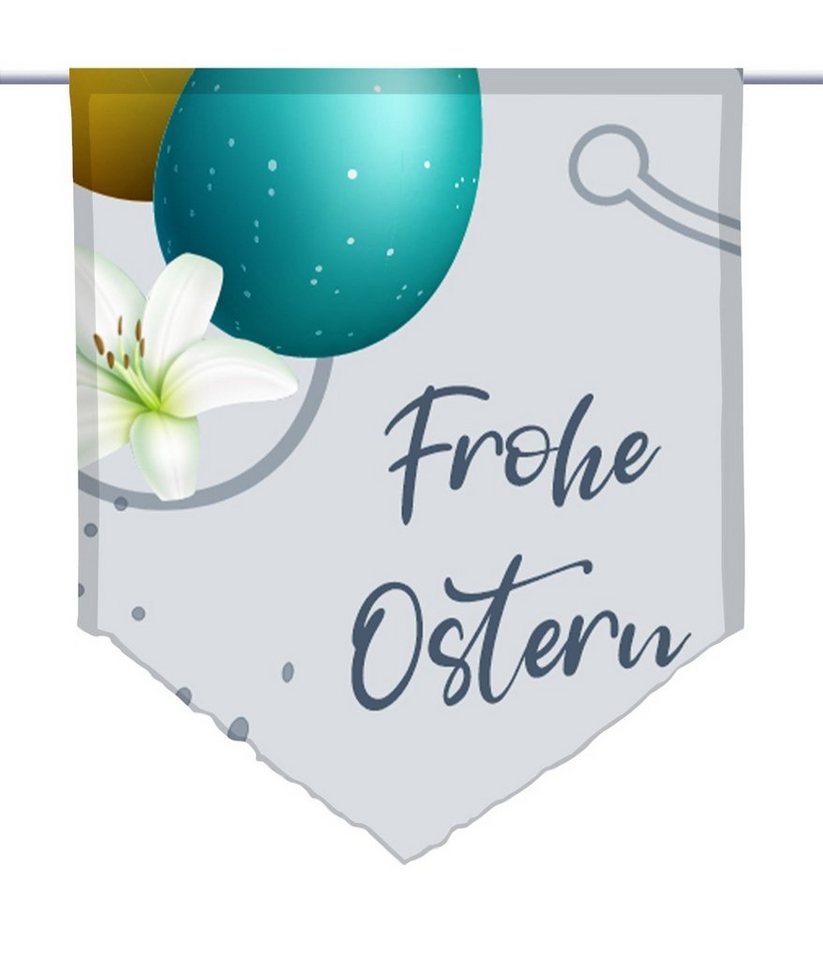 Scheibengardine Ostern-griseo two - spitzer Scheibenhänger, gardinen-for-life von gardinen-for-life