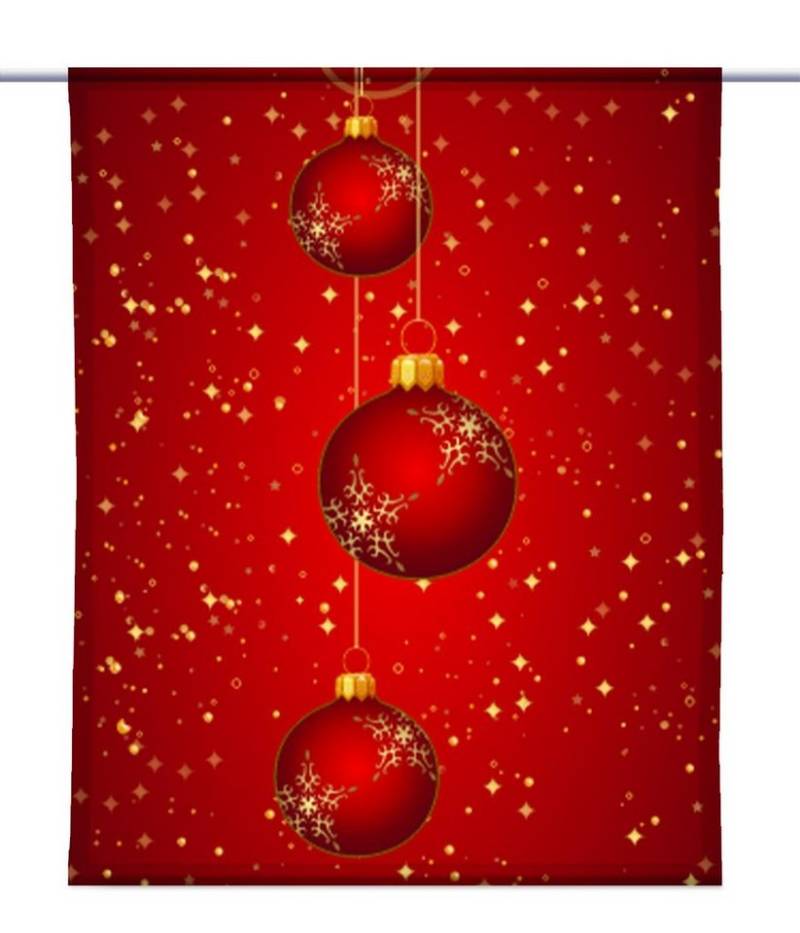 gardinen-for-life Scheibengardine Scheibenhänger red christmas rechteckig mit Beschwerung gardinen-for-life Scheibengardine Scheibenhänger red christmas rechteckig mit Beschwerung von gardinen-for-life