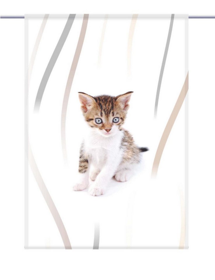 gardinen-for-life Scheibengardine Träumli vertic Katzenbaby - eckiger Scheibenhänger - B-line gardinen-for-life Scheibengardine Träumli vertic Katzenbaby - eckiger Scheibenhänger - B-line von gardinen-for-life