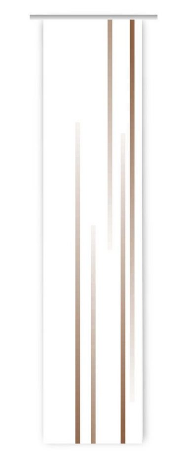 gardinen-for-life Schiebegardine Linia Coffee Flächenvorhang HxB 260x60 cm - B-line von gardinen-for-life