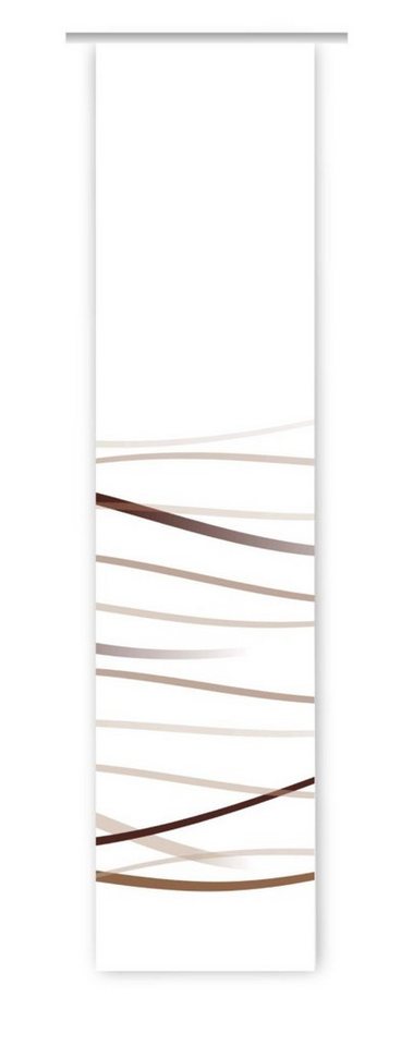 gardinen-for-life Schiebegardine Wave Coffee – Flächenvgardine HxB 260x60 cm - B-line von gardinen-for-life