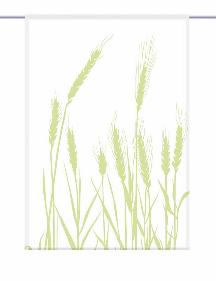 gardinen-for-life Scheibengardine Cereal 24 - blanco Apfel - eckiger Scheibenhänger - B-line von gardinen-for-life