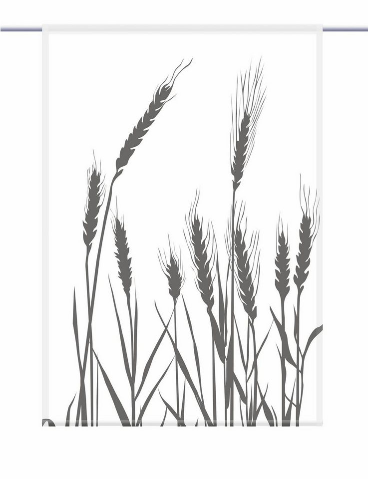 gardinen-for-life Scheibengardine Cereal 24 - blanco schwarz - eckiger Scheibenhänger - B-line von gardinen-for-life