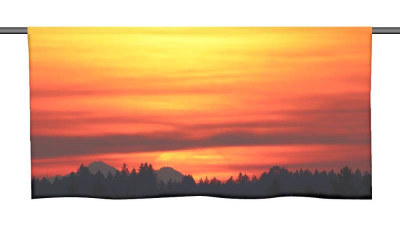 gardinen-for-life Scheibengardine Einzigartigkeit Cafehausgardine 25 cm hoch - mit tollem Motiv gardinen-for-life Scheibengardine Einzigartigkeit Cafehausgardine 25 cm hoch - mit tollem Motiv von gardinen-for-life