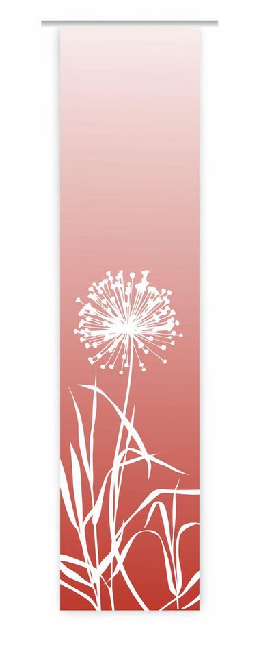 gardinen-for-life Schiebegardine Allium 24 pfeffer - Flächenvorhang HxB 260x60 cm - B-line von gardinen-for-life