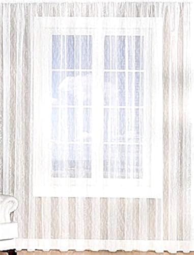 Gardinenstube Gardine Sablé, weiß, 240x375cm (Länge x Breite) von gardinenstube