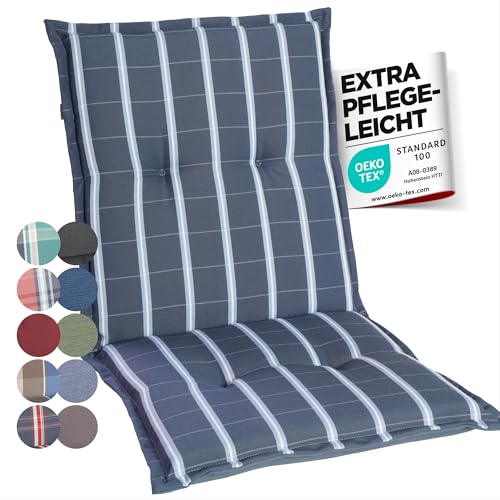 gardisun Gartenstuhlauflagen Niedriglehner I Extra Dicke Sitzauflagen I Made in Europe I Stuhlauflagen für Niederlehner Gartenstuhl I Auflagen mit extra hohem Komfort I 4er Set I Grau-Kariert gardisun Gartenstuhlauflagen Niedriglehner I Extra Dicke Sitzauflagen I Made in Europe I Stuhlauflagen für Niederlehner Gartenstuhl I Auflagen mit extra hohem Komfort I 4er Set I Grau-Kariert von gardisun