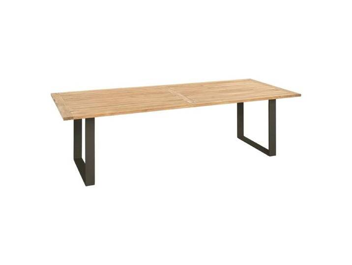 Apple Bee Condor Gartentisch 240x95cm Aluminium/Teak Schwarz Natur von garten&freizeit.de