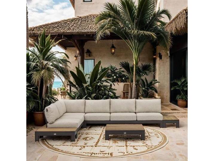 Apple Bee Sticks & More Ecklounge inkl. Loungetisch Aluminium/Bee Wett Natur Apple Bee Sticks & More Ecklounge inkl. Loungetisch Aluminium/Bee Wett Natur von garten&freizeit.de