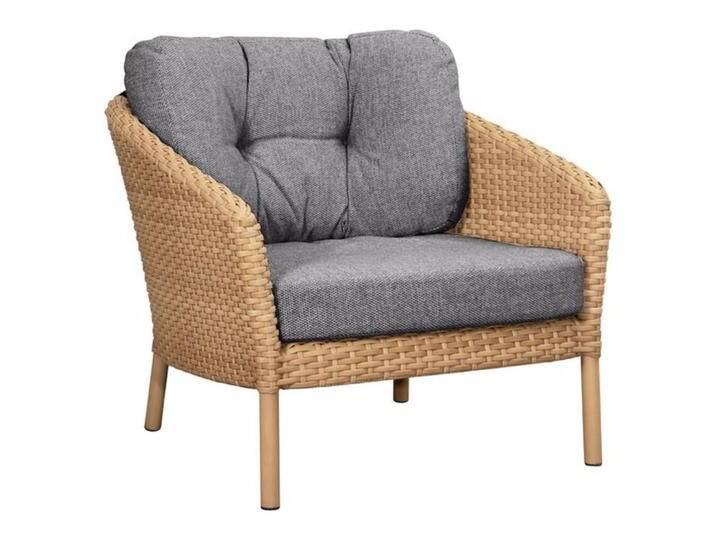 Cane-Line Ocean Loungesessel Aluminium/Geflecht Natur von garten&freizeit.de