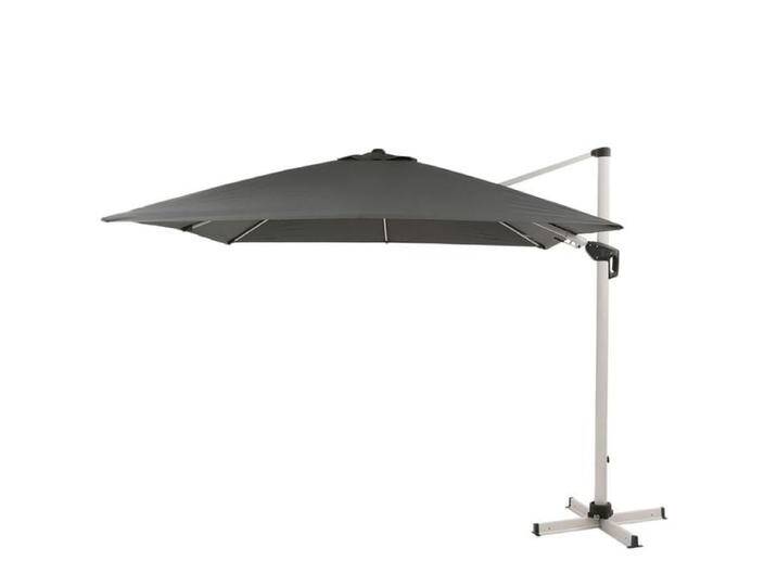 Derby Ravenna AX-Plus Ampelschirm High-Protection 300x300cm Dunkelgrau von garten&freizeit.de
