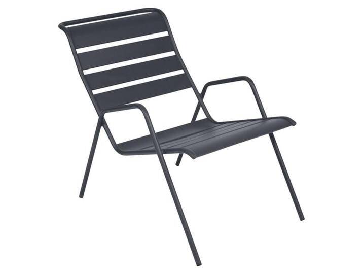 Fermob Monceau Loungesessel Stahl Dunkelgrau von garten&freizeit.de