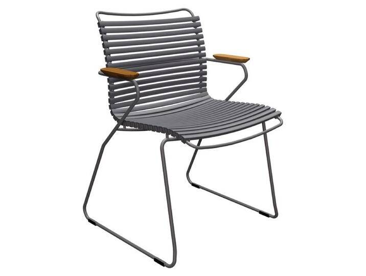 HOUE Click Gartensessel Stahl/Kunststoff Dunkelgrau von garten&freizeit.de