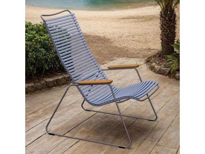 HOUE Click Loungesessel Stahl/Kunststoff Blau von garten&freizeit.de