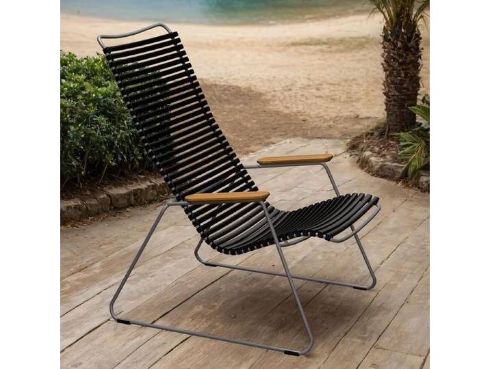 HOUE Click Loungesessel Stahl/Kunststoff Schwarz von garten&freizeit.de