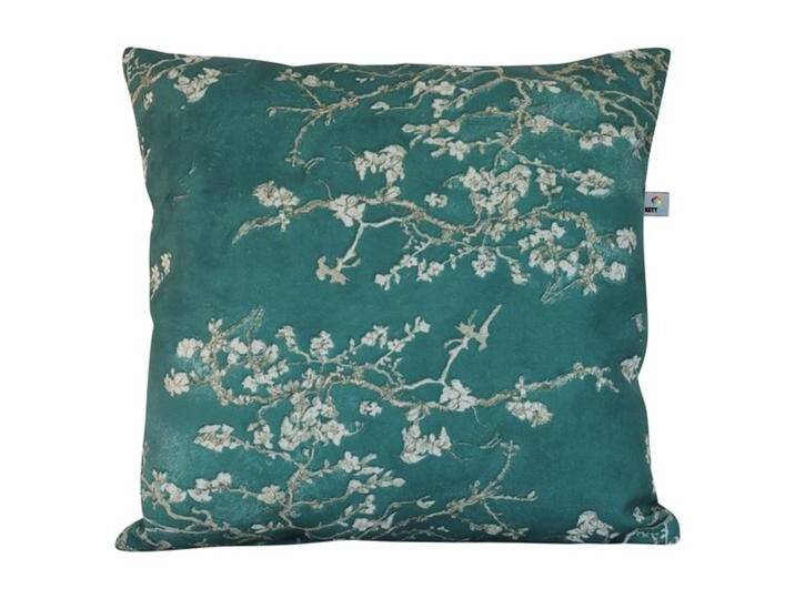 KETTtex Hanna Dekokissen 2er-Set 45x45cm Kunstfaser Grün von garten&freizeit.de