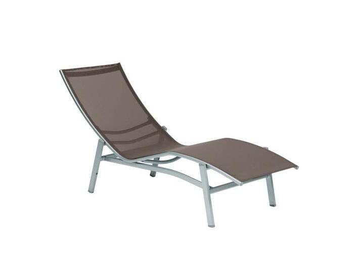 Karasek Caribic Gartenliege Aluminium/Textilene Taupe von garten&freizeit.de