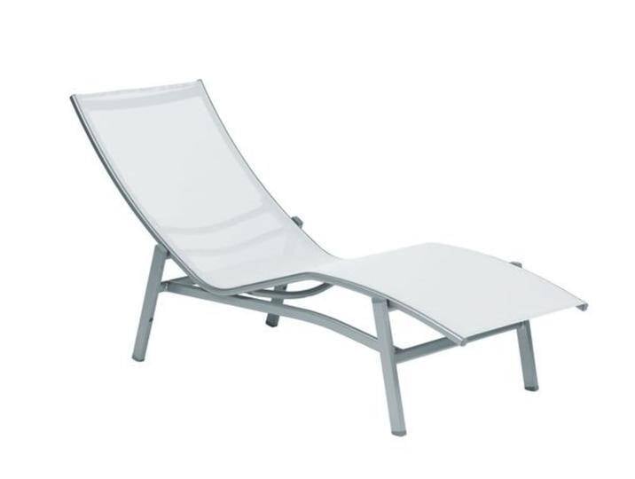 Karasek Caribic Gartenliege Aluminium/Textilene Weiß von garten&freizeit.de