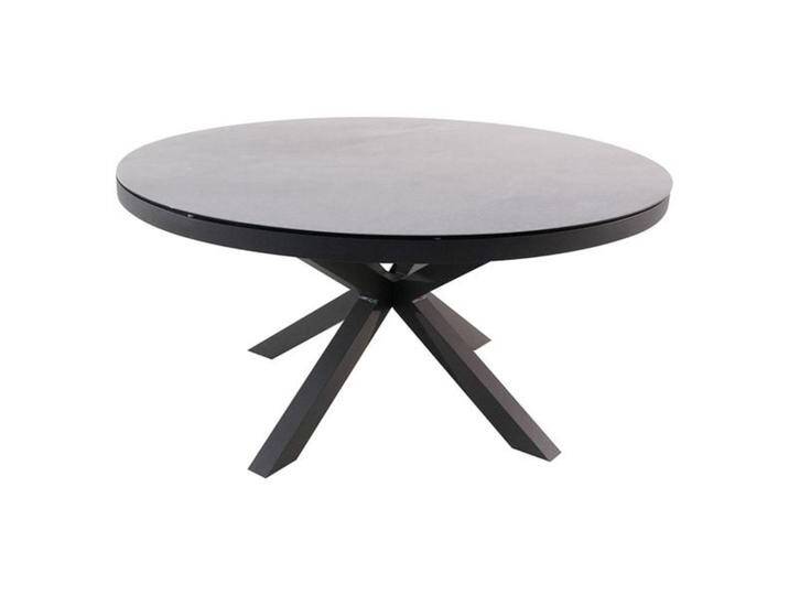 LC Garden Bondino Gartentisch Ø150cm Aluminium/Glas Dunkelgrau von garten&freizeit.de