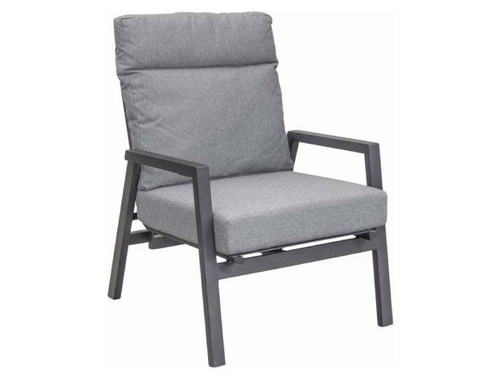 LC Garden Sondrino Loungesessel verstellbar Aluminium/Polyester Dunkelgrau Hellgrau LC Garden Sondrino Loungesessel verstellbar Aluminium/Polyester Dunkelgrau Hellgrau von garten&freizeit.de