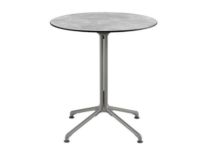 Lafuma Horizon Gartentisch 70 cm Stahl / HPL Dunkelgrau Hellgrau von garten&freizeit.de