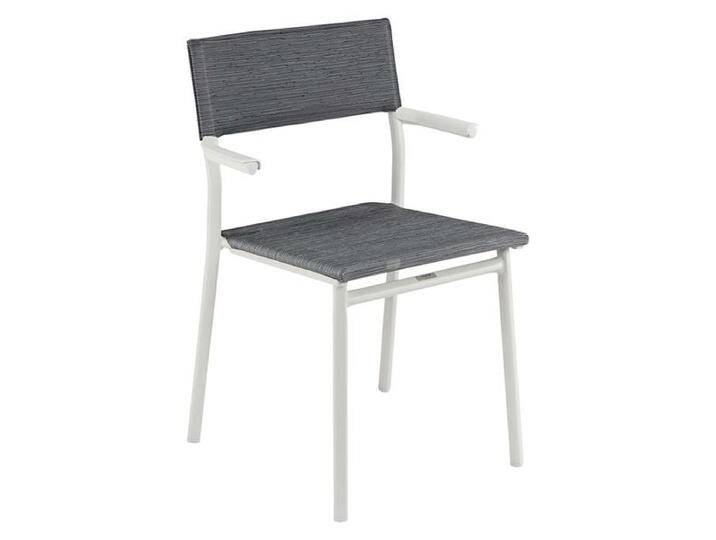 Lafuma Oron Stapelsessel Aluminium/Batyline Duo Dunkelgrau von garten&freizeit.de