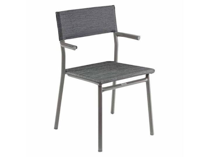 Lafuma Oron Stapelsessel Aluminium/Batyline Duo Dunkelgrau von garten&freizeit.de