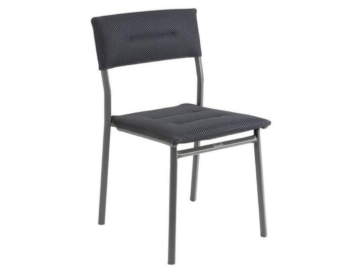 Lafuma Oron Stapelstuhl Aluminium/BeComfort Dunkelgrau von garten&freizeit.de