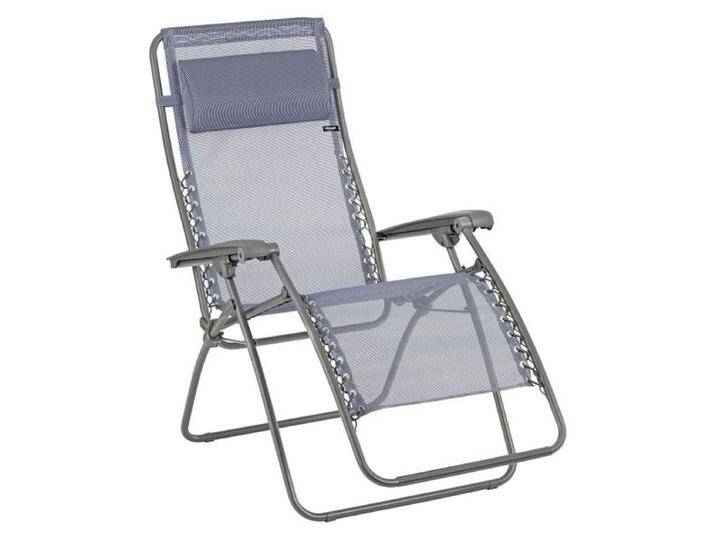 Lafuma RSXA Relaxliege Stahl/Batyline Blau von garten&freizeit.de
