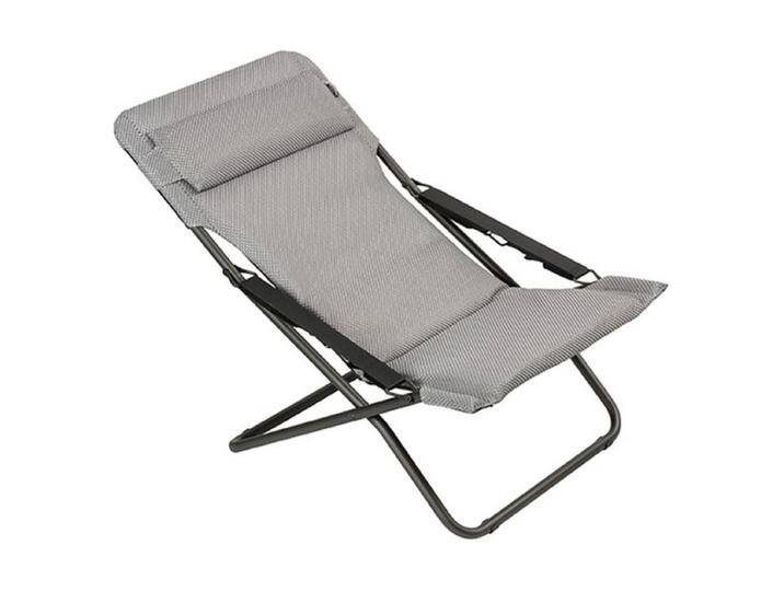 Lafuma Transabed Liegestuhl verstellbar Stahl/BeComfort Hellgrau von garten&freizeit.de