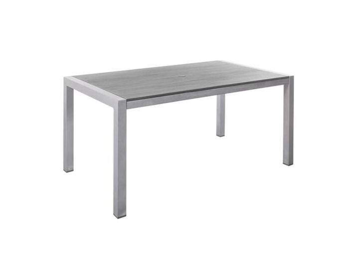 MBM Kennedy Gartentisch 160x90cm Aluminium/Resysta Dunkelgrau Hellgrau von garten&freizeit.de