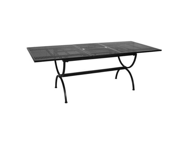 MBM Romeo Ausziehtisch 168/210x100 cm Schmiedeeisen Braun von garten&freizeit.de