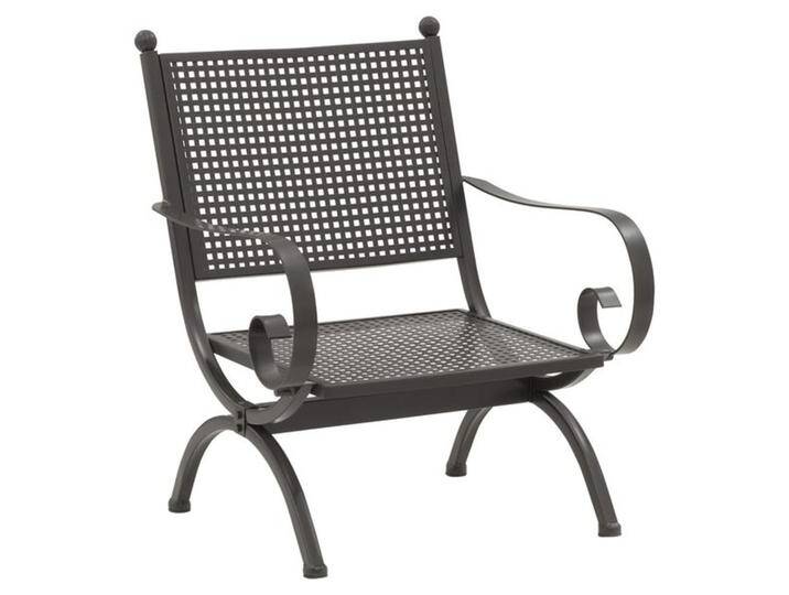 MBM Romeo Loungesessel Schmiedeeisen Dunkelgrau von garten&freizeit.de
