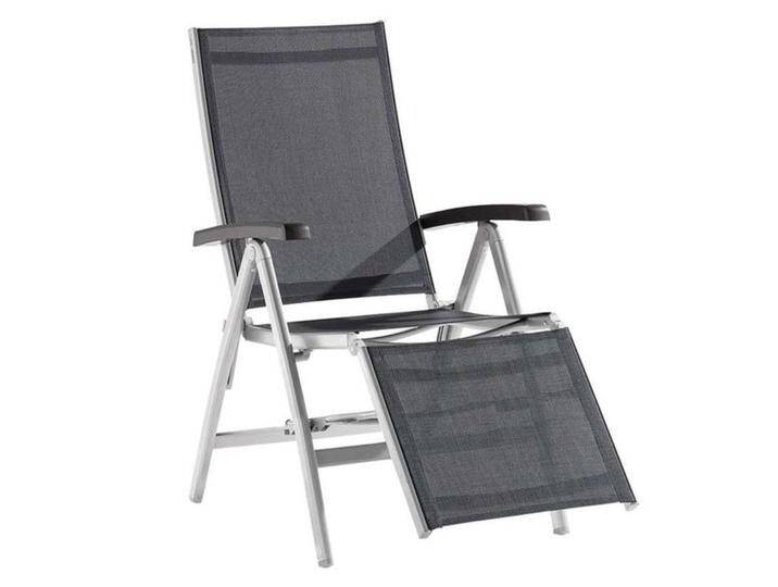 Sieger Bodega Relaxsessel Aluminium/Textilene Dunkelgrau von garten&freizeit.de