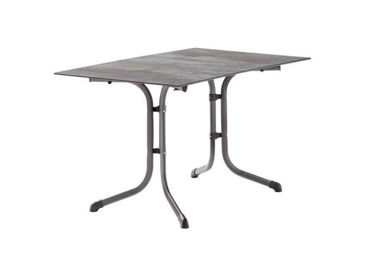 Sieger Boulevard Klapptisch 120x80cm Stahl/Polytec Dunkelgrau von garten&freizeit.de