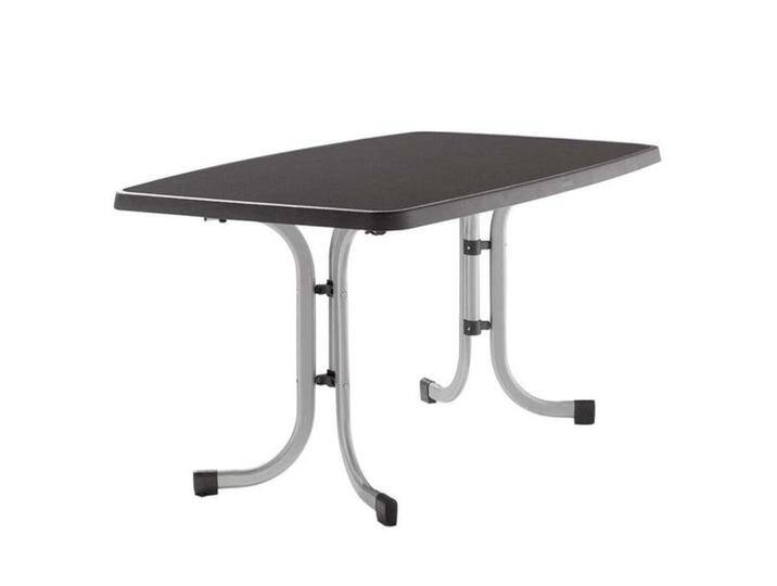 Sieger Boulevard Klapptisch 150x90 cm Stahl/Mecalit Dunkelgrau von garten&freizeit.de