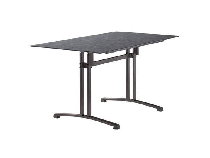 Sieger Klapptisch 140x80cm Stahl/Polytec Dunkelgrau Sieger Klapptisch 140x80cm Stahl/Polytec Dunkelgrau von garten&freizeit.de