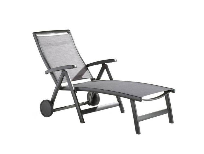 Sieger Royal Gartenliege verstellbar Aluminium/Textilene Hellgrau Sieger Royal Gartenliege verstellbar Aluminium/Textilene Hellgrau von garten&freizeit.de