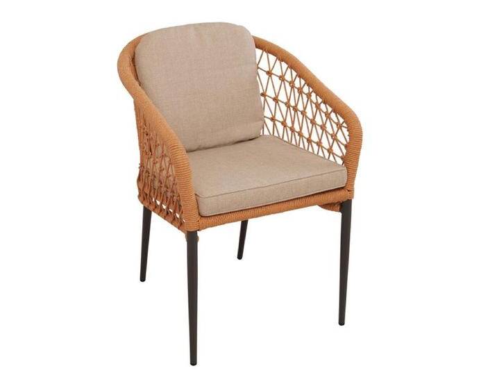Sungörl Arco Stapelsessel Aluminium/Rope Orange von garten&freizeit.de