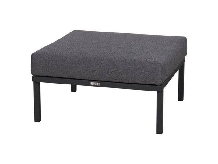 Zebra Hudson Loungehocker Edelstahl/Tuvatextil Dunkelgrau von garten&freizeit.de